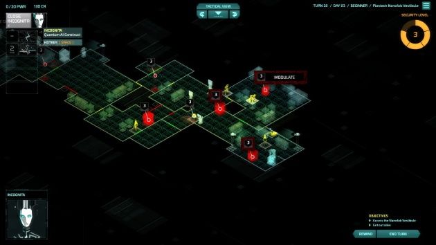 Invisible, Inc. – mapa