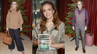 Garstka celebrytów na premierze książki Anny Wendzikowskiej: dawno niewidziana Agnieszka Włodarczyk, mąż Katarzyny Niezgody i Piotr Zelt (ZDJĘCIA)