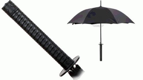 Parasol Samuraja - idealny do walki z deszczem 1