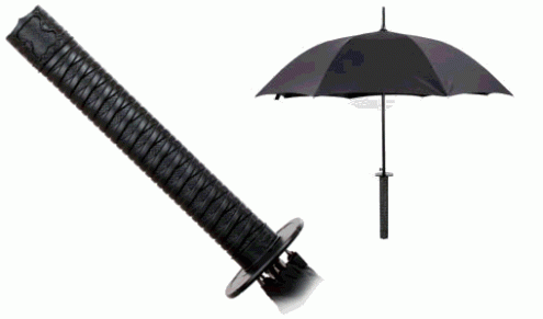 Parasol Samuraja - idealny do walki z deszczem