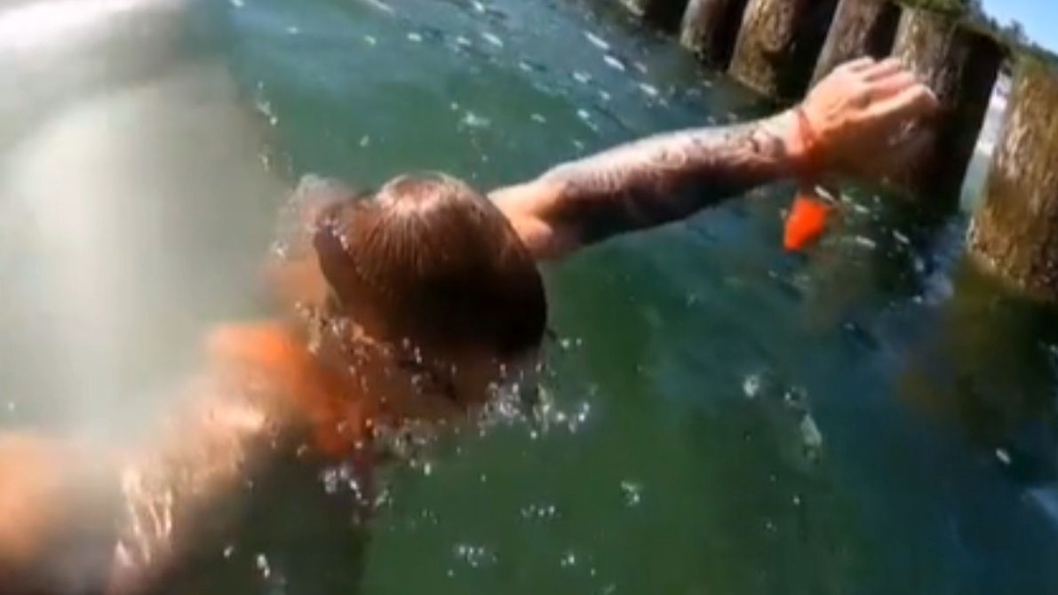 Polski ratownik zrobił eksperyment