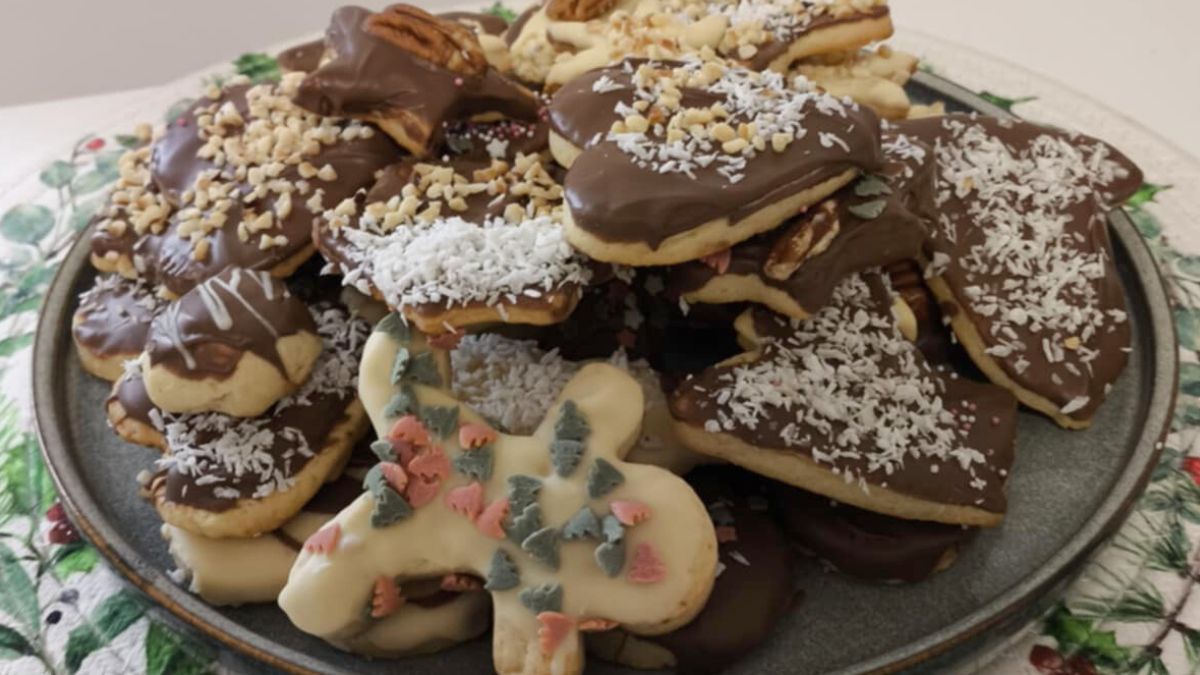 Pyszne ciasteczka maślane z polewą