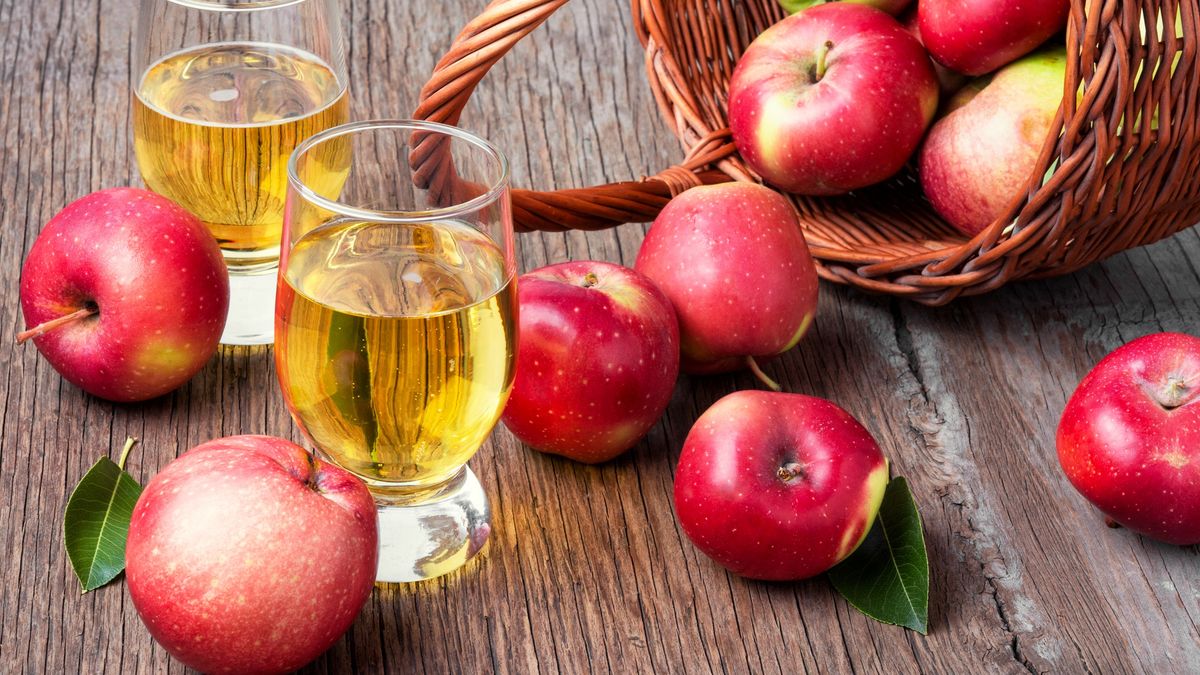 Homemade cider from ripe apples
Apple cider with fresh apples on rustic background.Apple cider cocktail
Nikolay_Donetsk