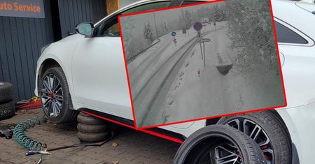 Zmieniłeś już opony na letnie? To niedobrze. Zima właśnie wróciła