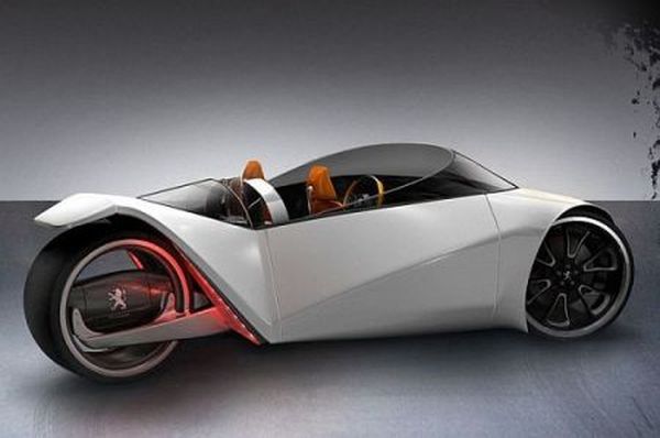 Trójkołowy Peugeot Velocite 2