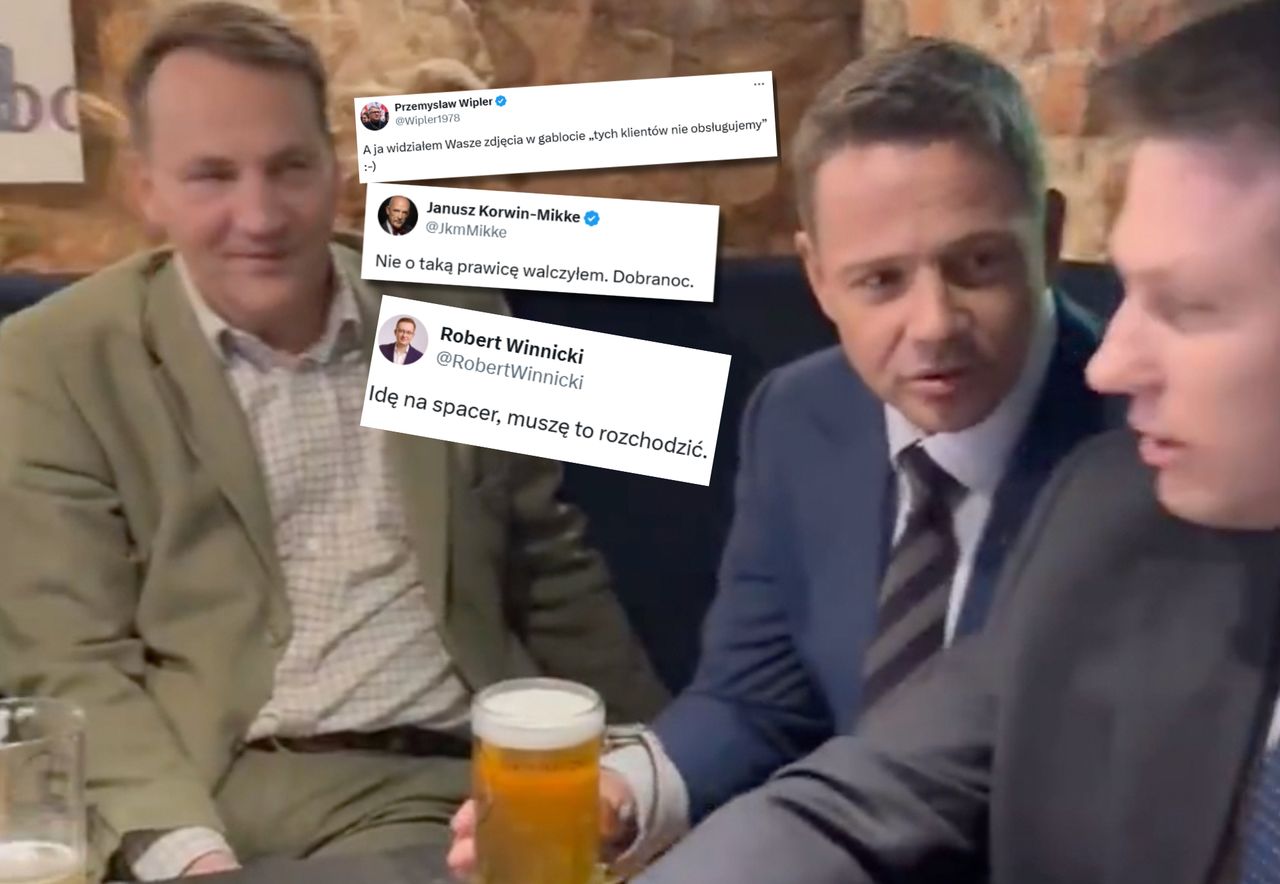 Trzaskowski z Mentzenem na piwie. Prawica w szoku. "Muszę to rozchodzić"