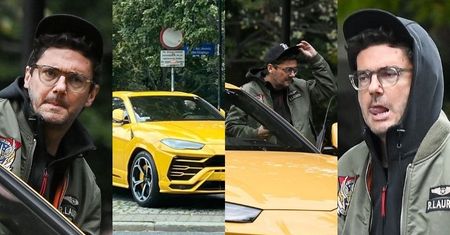 Kuba Wojewódzki parkuje na chodniku i wjeżdża na pasy autem za 1,5 miliona złotych (ZDJĘCIA)
