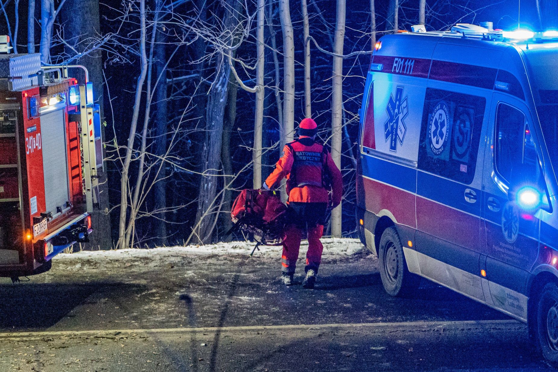 wiadomości,aktualności,WP Wiadomości Tragedia pod Tychowem. Ciało kobiety tuż przy lesie