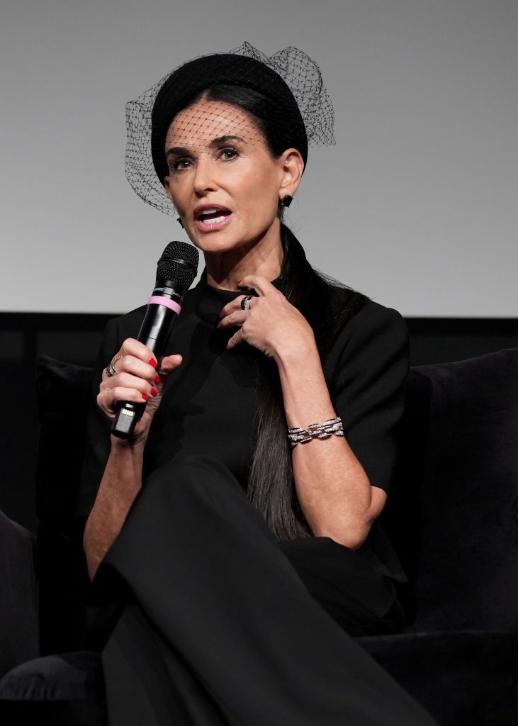 Demi Moore at the screening of the series "Feud"