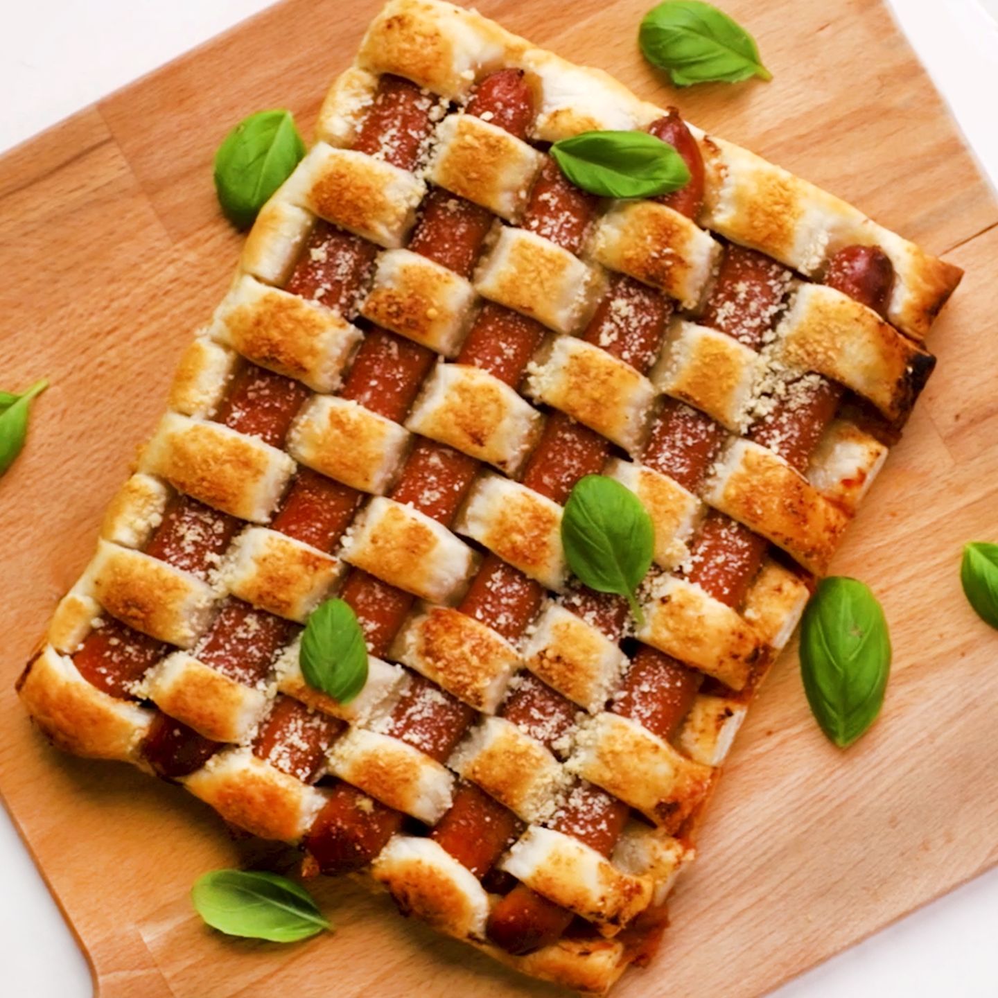 Szachownica z ciasta francuskiego zachwyci dzieci i dorosłych