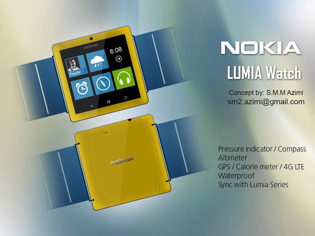 Nokia Lumia Watch - koncept (fot. concept-phones.com)