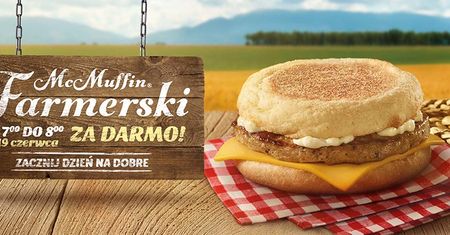 Darmowy McMuffin Farmerski w McDonald's (15-19 czerwca)