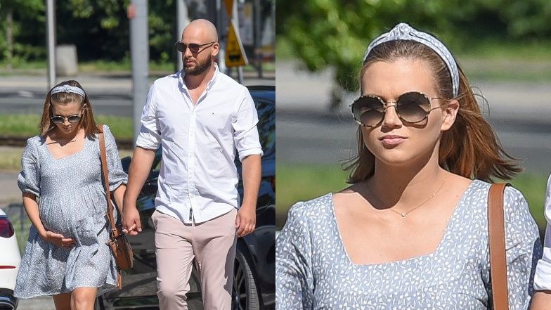 Agnieszka Kaczorowska i Maciej Pela suną do studia TVP