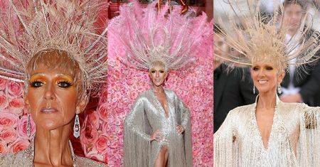 Gala MET 2019: Celine Dion ryzykuje wpadkę w sukience eksponującej pachwinę
