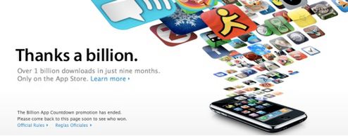 1 miliard aplikacji pobranych z App Store