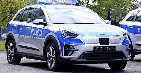 Elektryczne samochody na służbie w policji