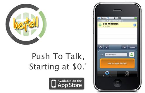HeyTell – Walkie Talki na iPhone’a