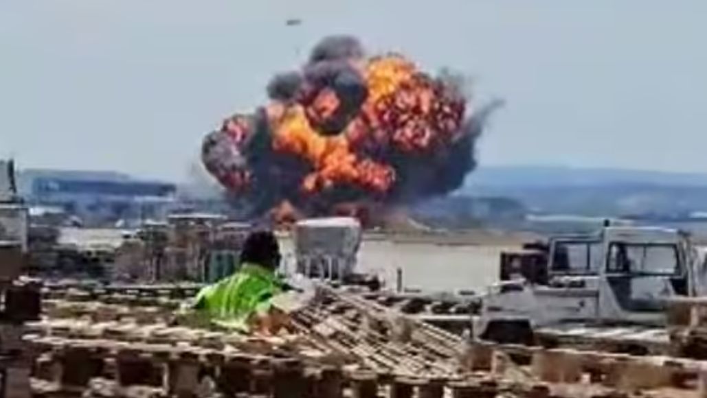 Katastrofa F-18. Kula ognia w Saragossie