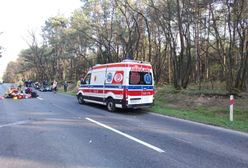 Tragiczny finał zderzenia dwójki motocyklistów. Jedna osoba nie żyje