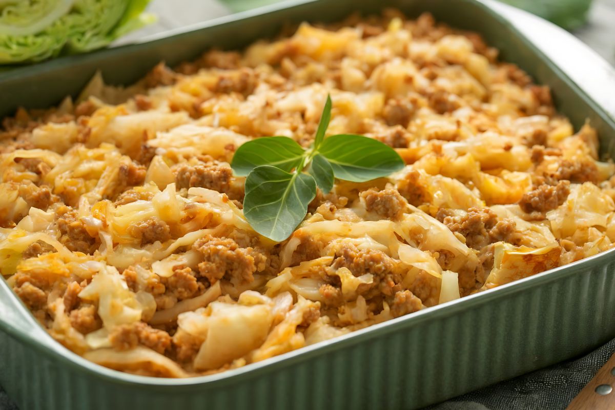 Zapiekanka kapuściana z karpiem to smaczna opcja na Wigilię