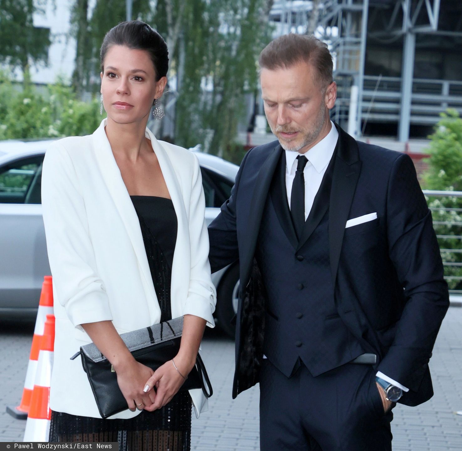 Krystian Wieczorek z żoną