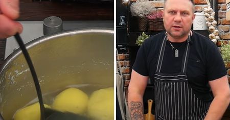 Tomasz Strzelczyk nigdy nie wylewa wody po ziemniakach. Dodaje ją do prażuchów