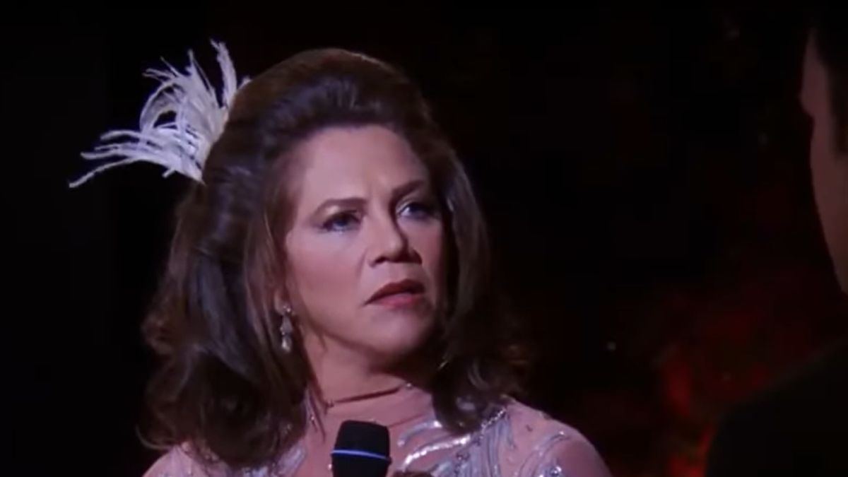 Kathleen Turner na planie "Przyjaciół"