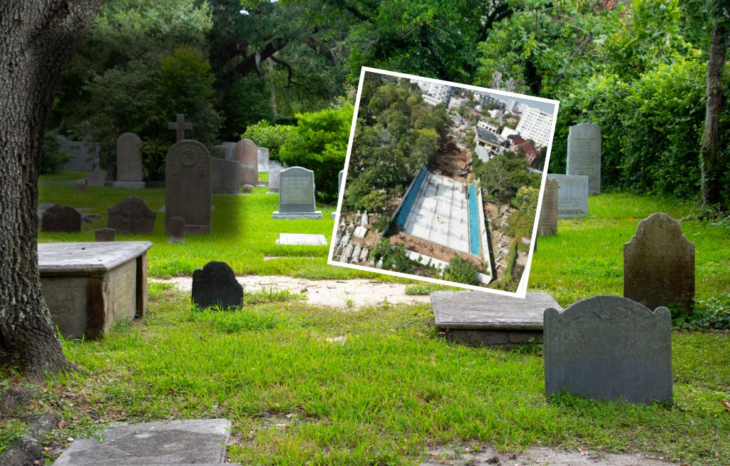 "Nekropatodeweloperka". Budują apartamentowiec na rumuńskich "Powązkach"