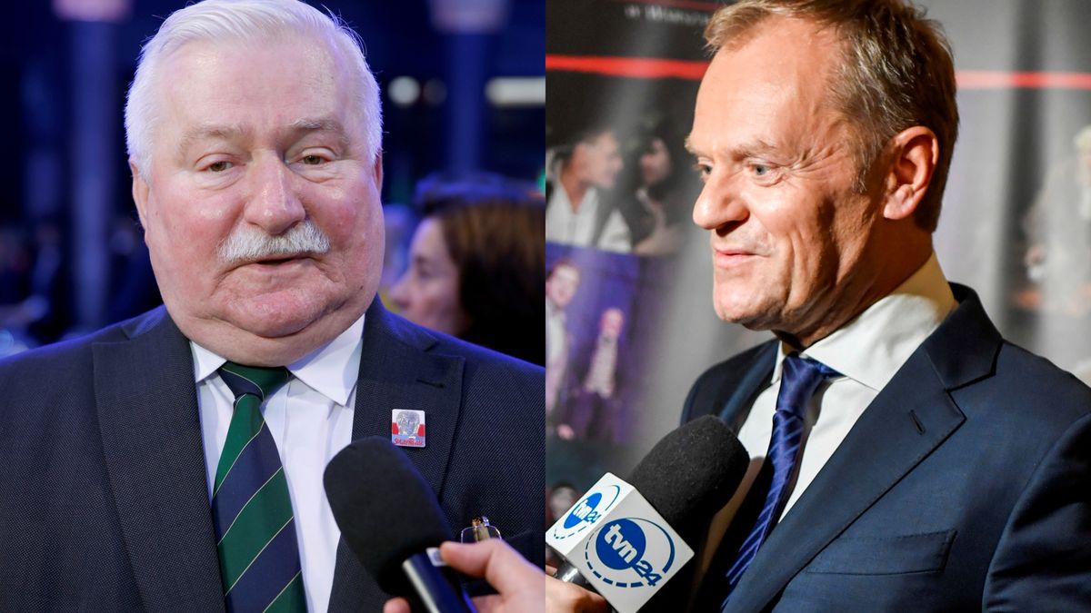 Lech Wałęsa i Donald Tusk 