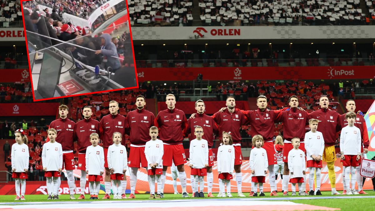 Niestosowne zachowanie kibiców reprezentacji Polski?
