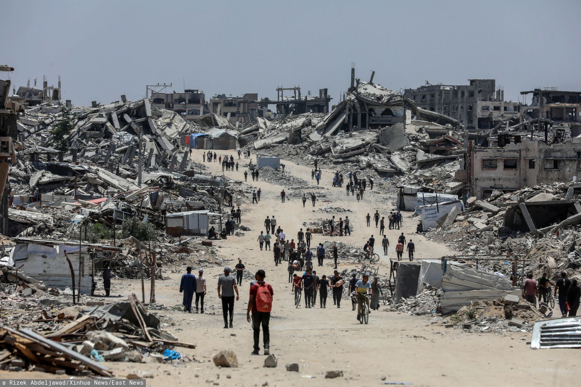 Media: Izrael zbombardował miasto w Strefie Gazy. Podali powód