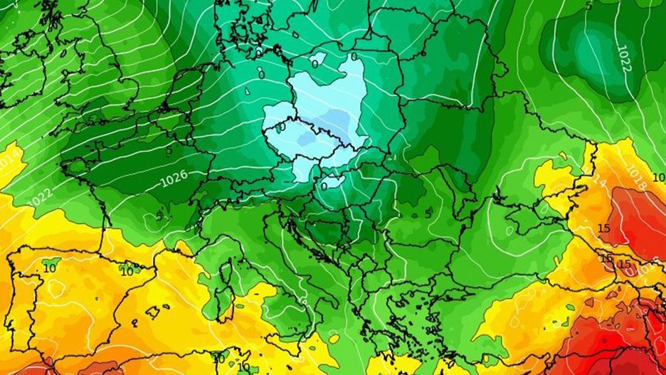 Pogoda. Zmiana w prognozach. -3 st. C i nowy front