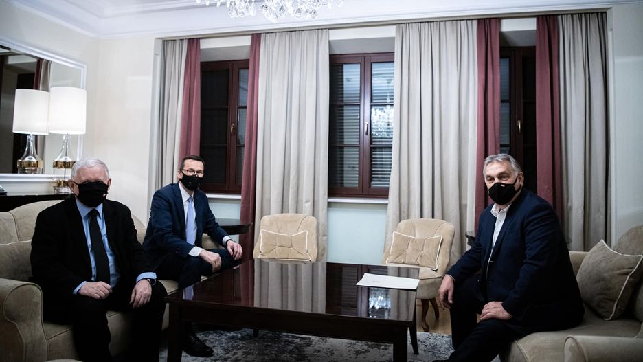 Victor Orban w Warszawie. Na zdjęciu z premierem Mateuszem Morawieckim