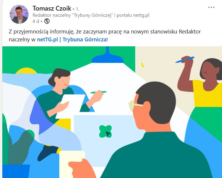 Screen LinkedIn Tomasz Czoik