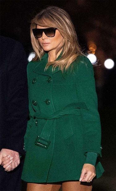 Melania Trump wraca z Iraku do Białego Domu