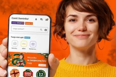 Grafika promująca Allegro Smart!