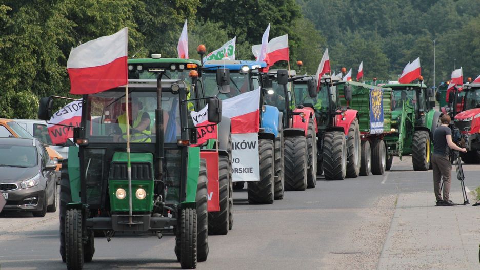 PROTEST ROLNIKOW W KOSZALINIE
