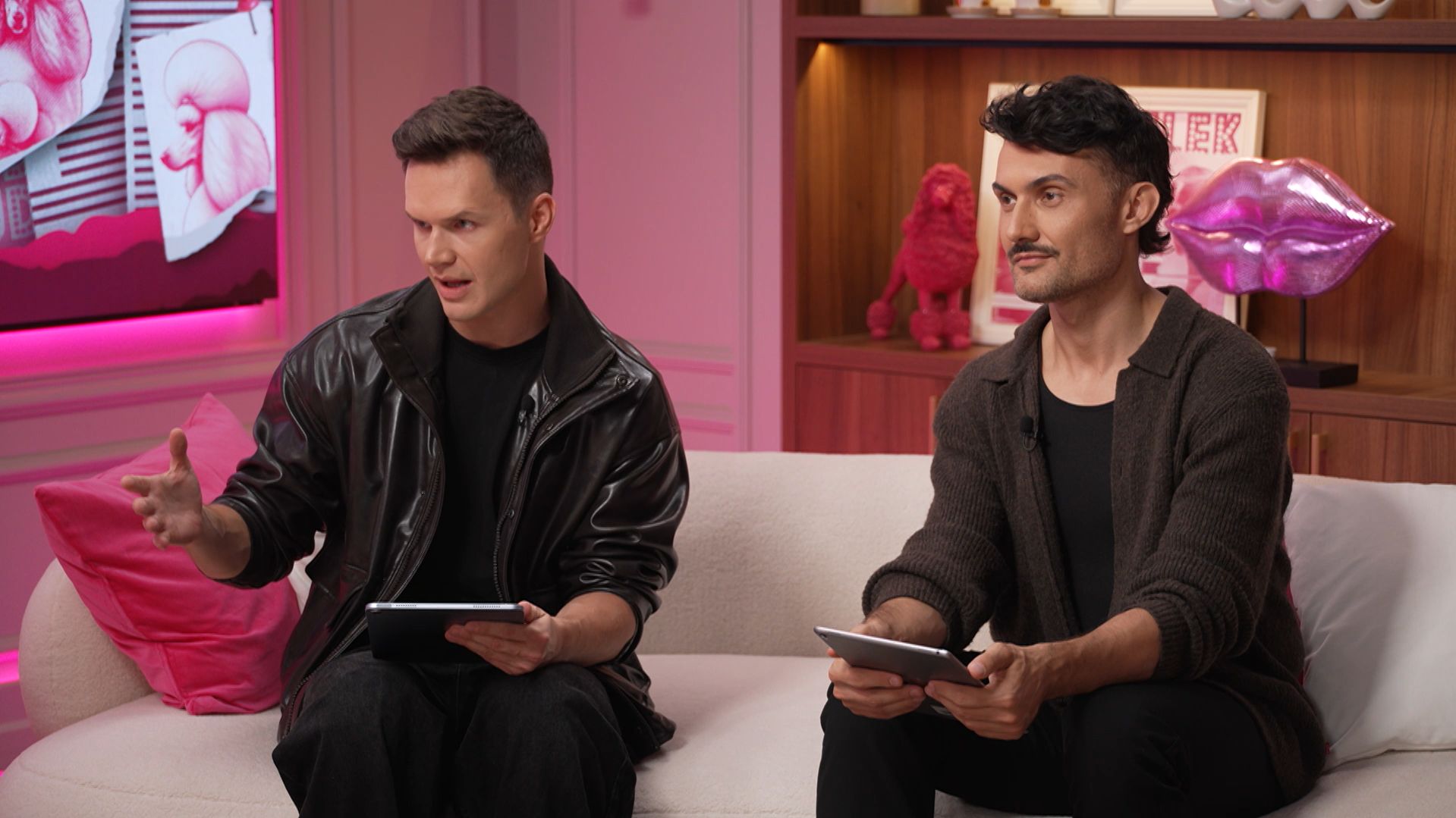 Michał Dziedzic i Piotr Grabarczyk w programie "Z archiwum Pudelka"