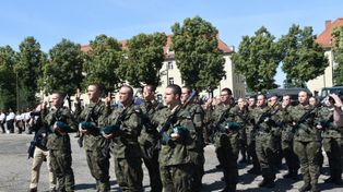 Wojskowa przysięga w Głogowie. Uroczyste ślubowanie złożyło 27 żołnierzy