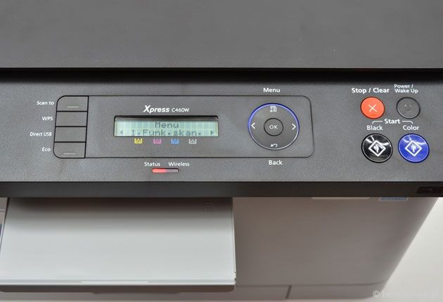 Samsung Xpress SL-C460W panel sterowania