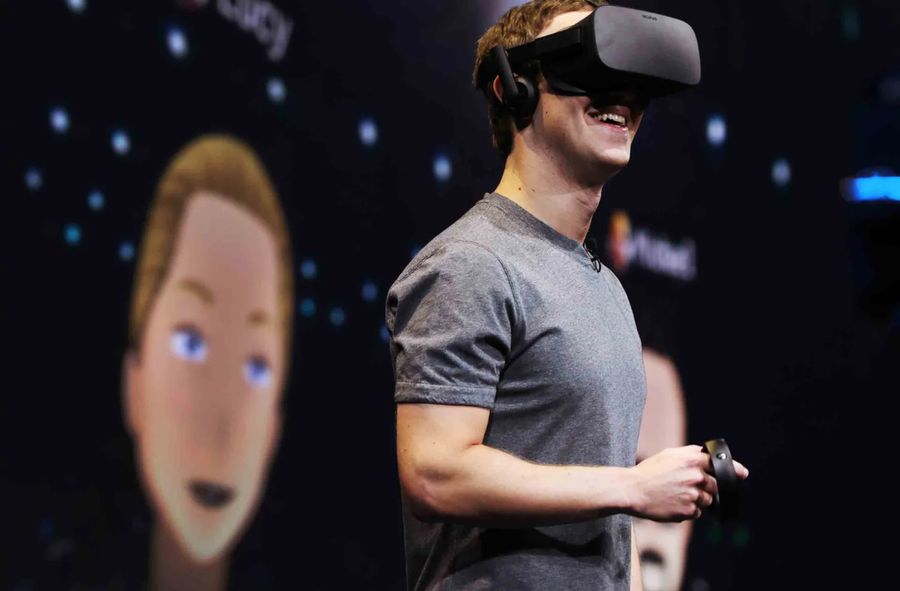 Mark Zuckerberg na konferencji Oculus w 2016 r.