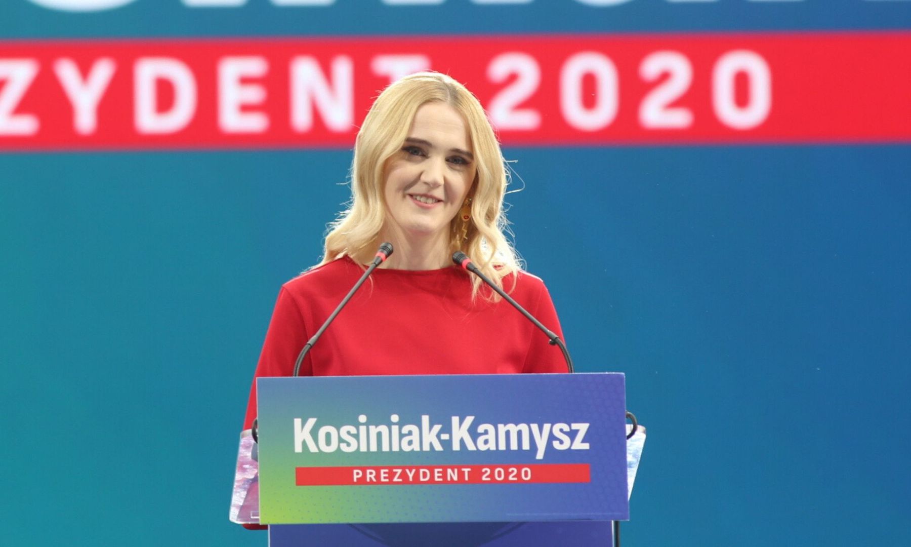 Żona Władysława Kosiniaka-Kamysza nie pojawiła się na wieczorze wyborczym. Znamy powód