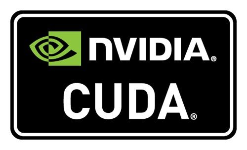 Nvidia CUDA technologia logo