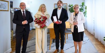 Krzyż Komandorski Orderu Odrodzenia Polski dla śp. Kazimierza Ferenca