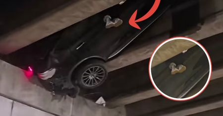 Dramatyczne sceny. Zauważyli nogi zwisające z wiaduktu