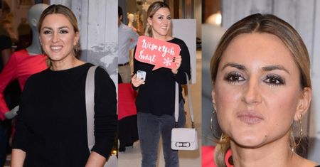 Wychudzona Szostak życzy "Wesołych świąt" w sklepie z ubraniami (ZDJĘCIA)