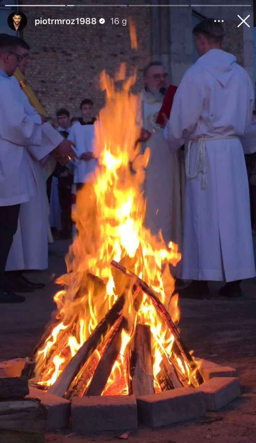 Piotr Mróz, liturgia wielkanocna