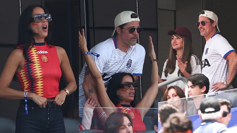 Brad Pitt zabrał Ines de Ramon na mecz 