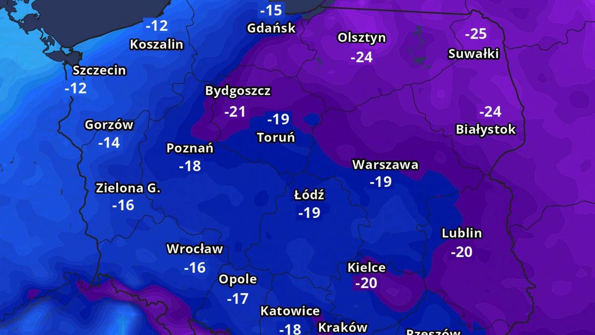 Nad Polskę nadciągają siarczyste mrozy. IMGW alarmuje zawczasu
