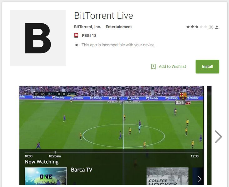 BitTorrent Live: transmisje na żywo dostępne także dla Androida 2